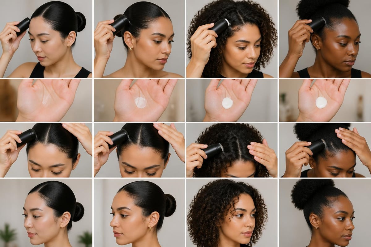 Hair finishing stick fine thick curly hair types guide salon styling The Pixie Garden
