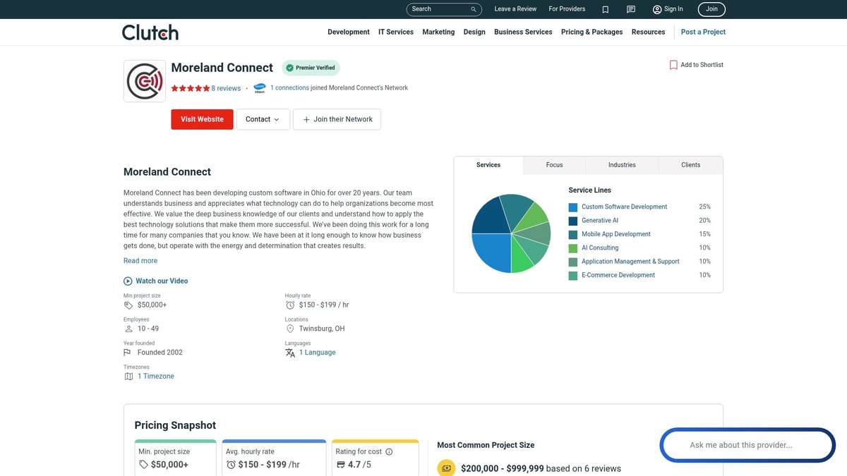 Top 7 AI Consulting Companies to Watch in 2026 - Moreland Connect