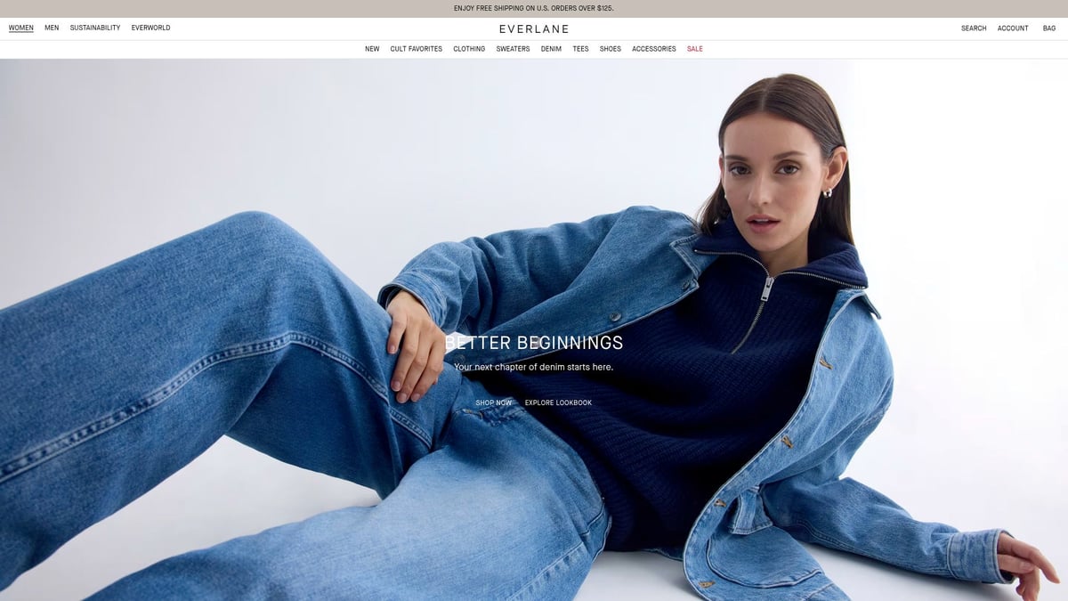 9 prendas de ropa interior imprescindibles sin características para máxima comodidad - Braga Invisible de Tiro Alto de Everlane