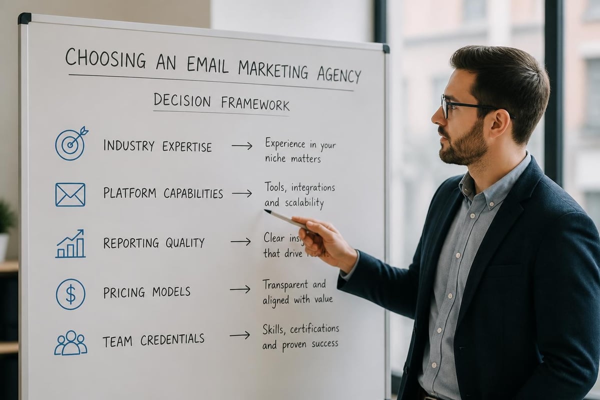 Email marketing agency selection criteria