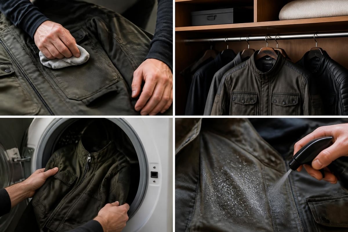 Equestrian jacket care routine