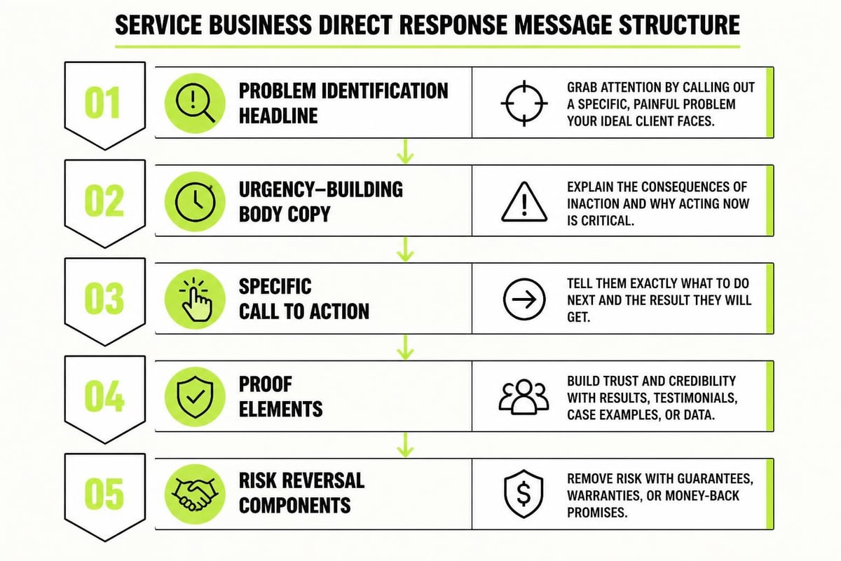 Direct response copywriting structure
