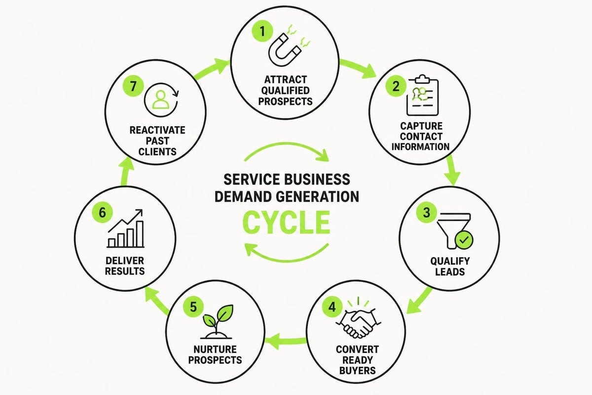 Direct response demand generation cycle