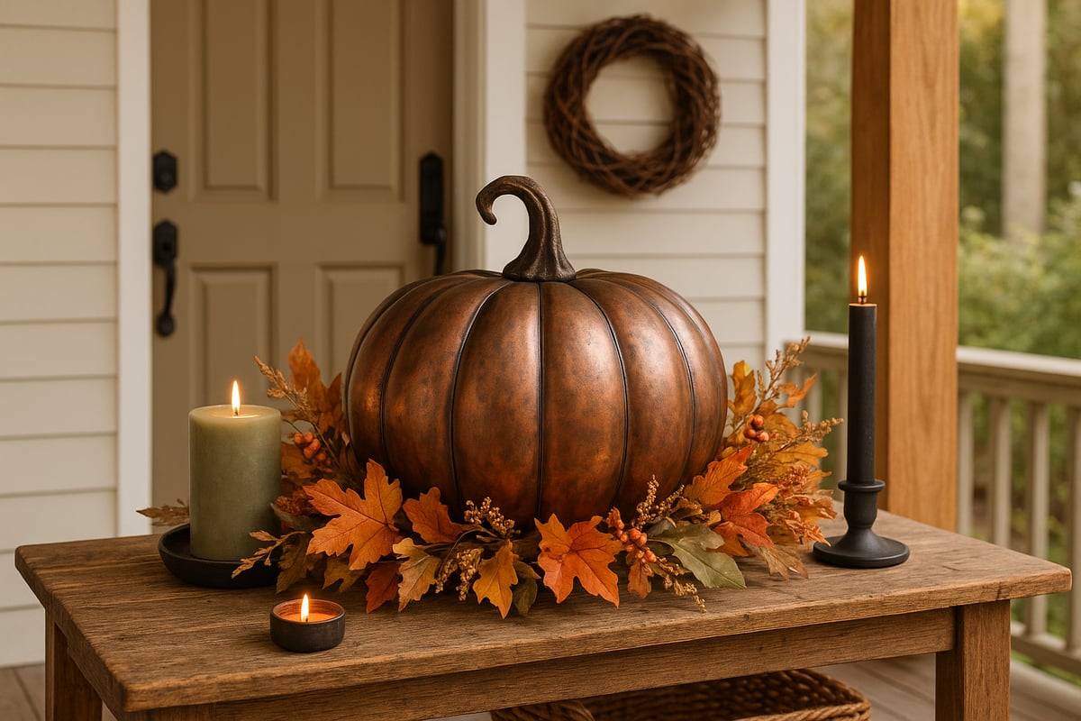 Step-by-Step Guide: Decorating with Large Metal Pumpkins