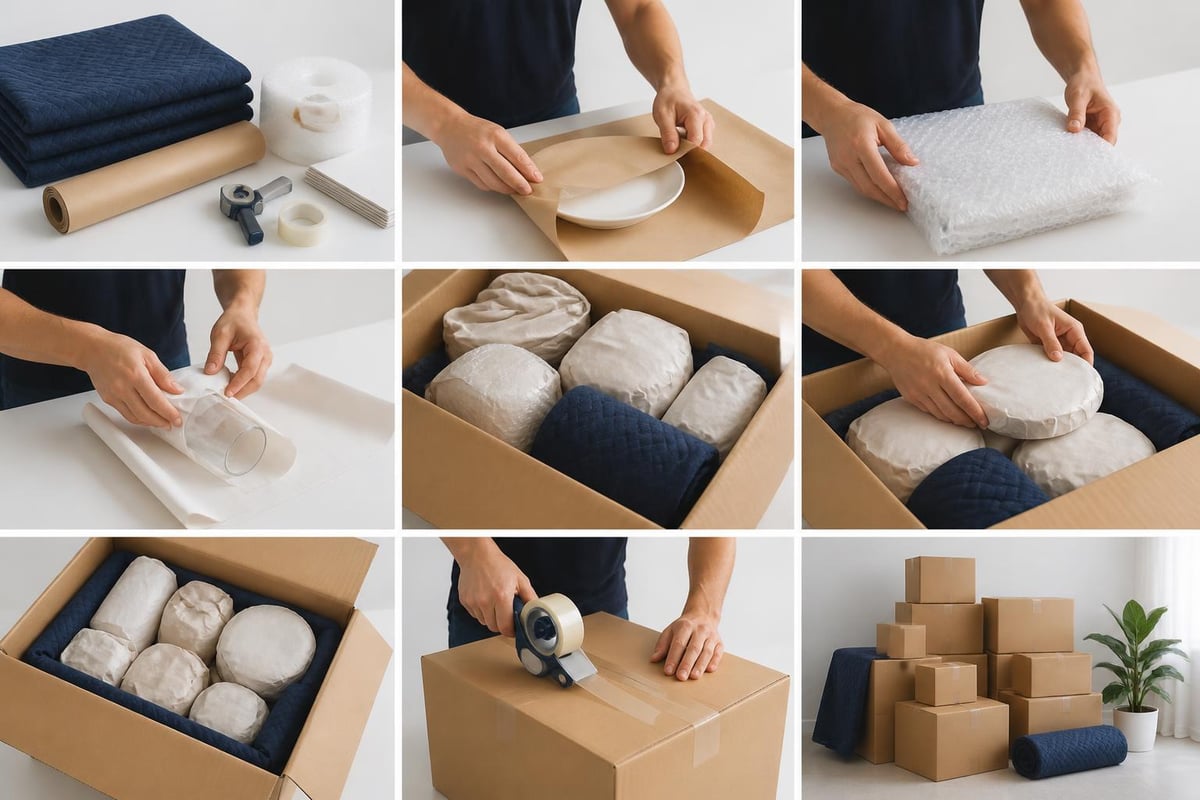 Professional packing process