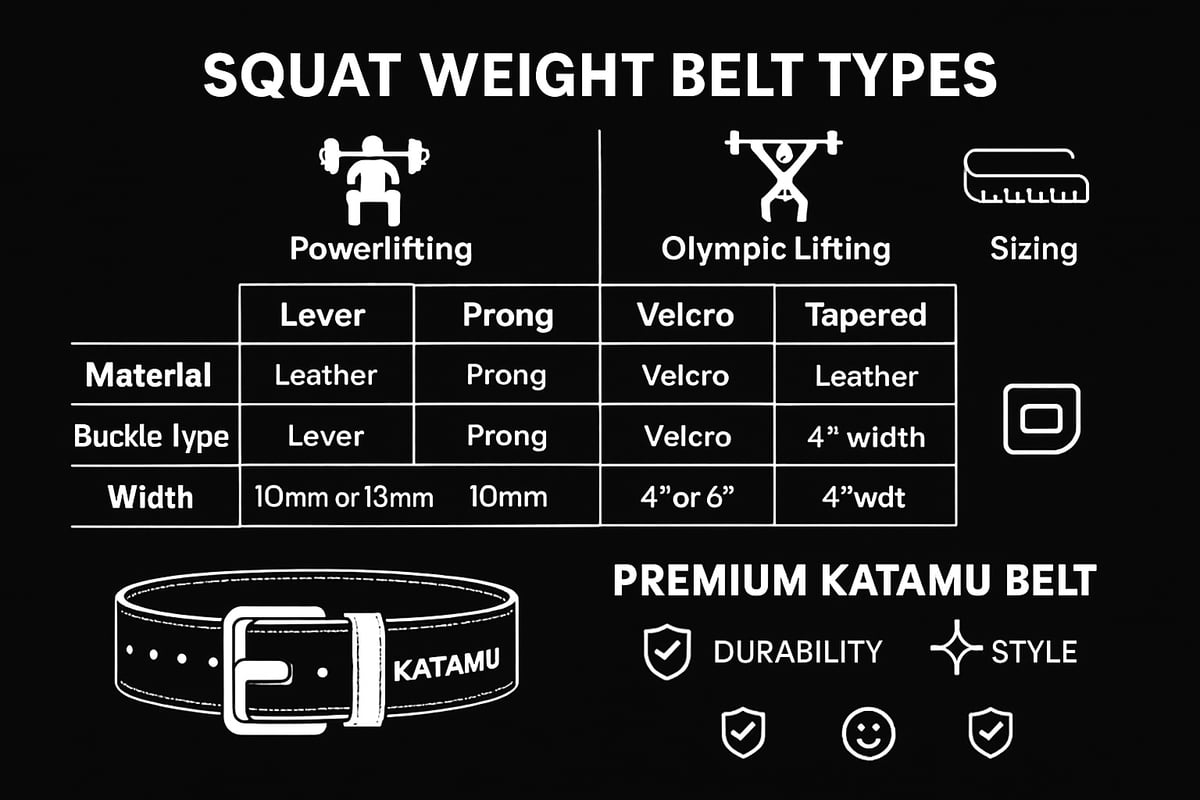 Choosing the Right Squat Weight Belt in 2025