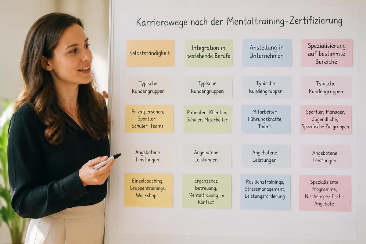 Berufliche Mentaltrainer Wege