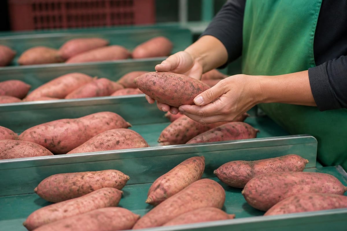 Sweet potato grading criteria