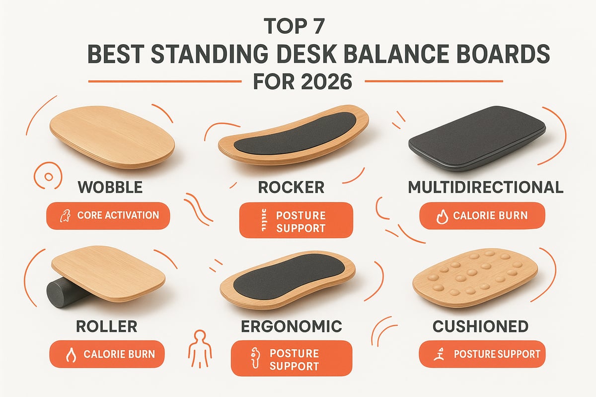 Top 7 Best Standing Desk Balance Board Picks for 2026