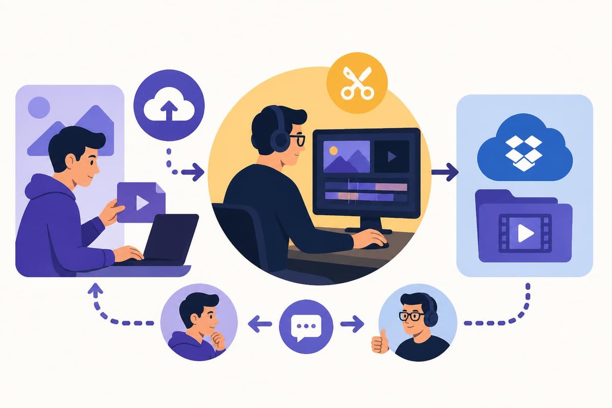 Video editing service workflow