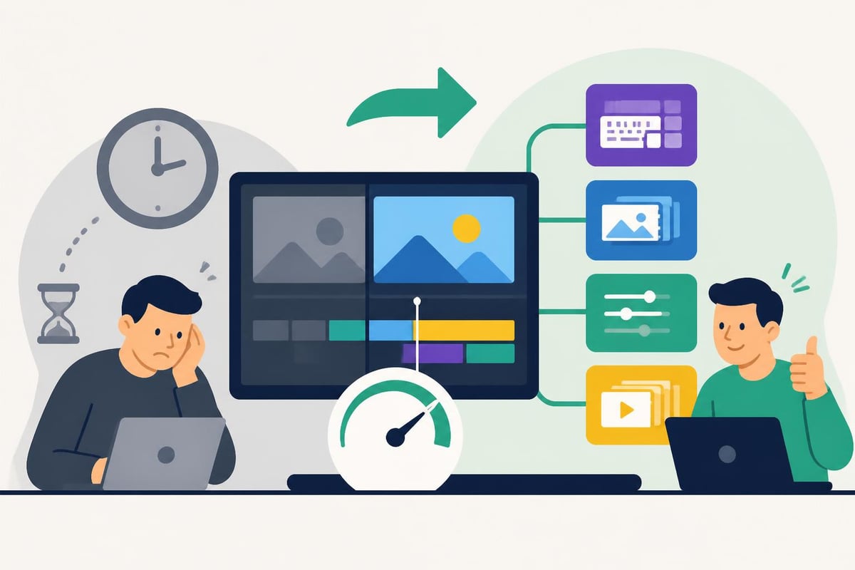 Video editing efficiency optimization