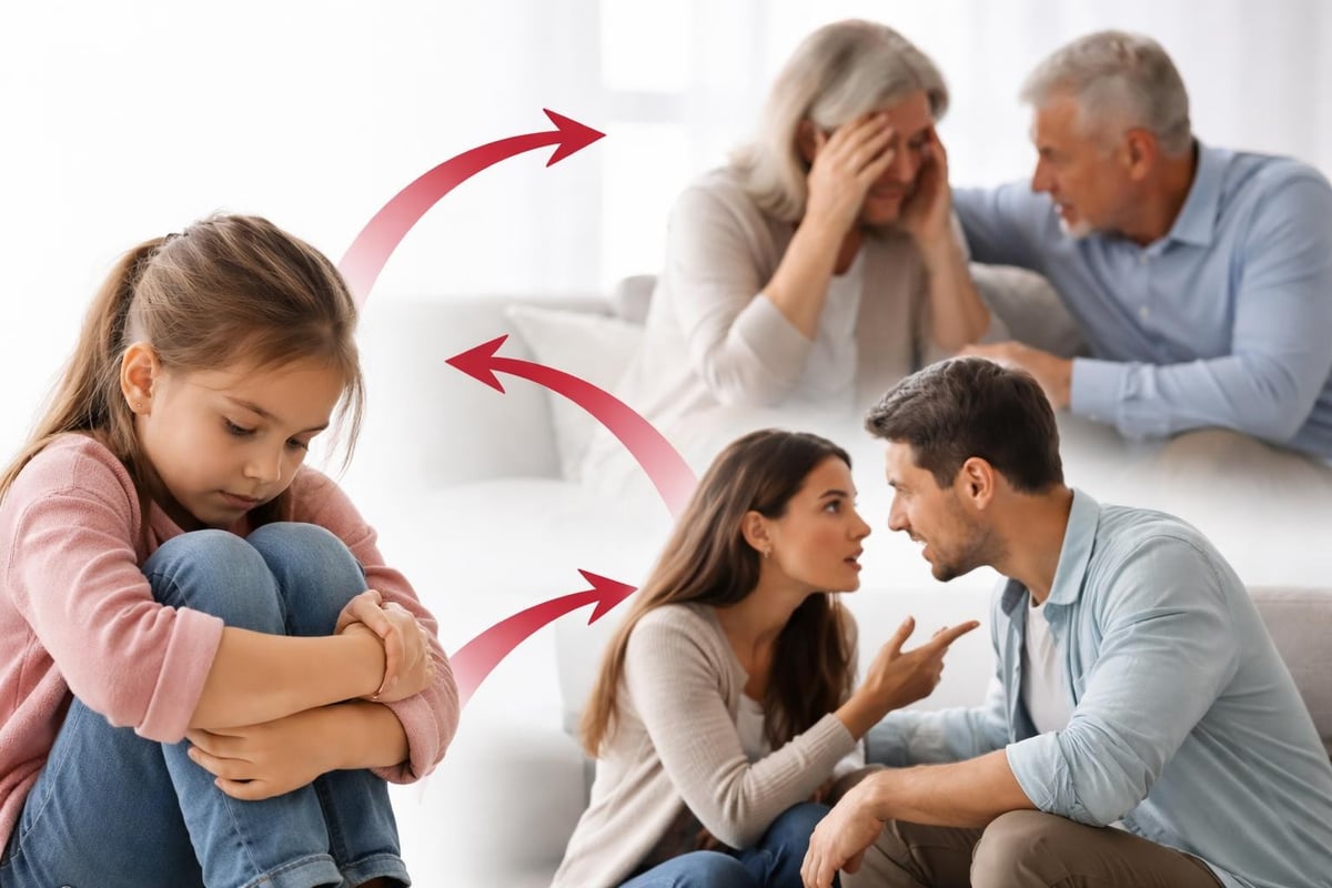Generational trauma transmission through family