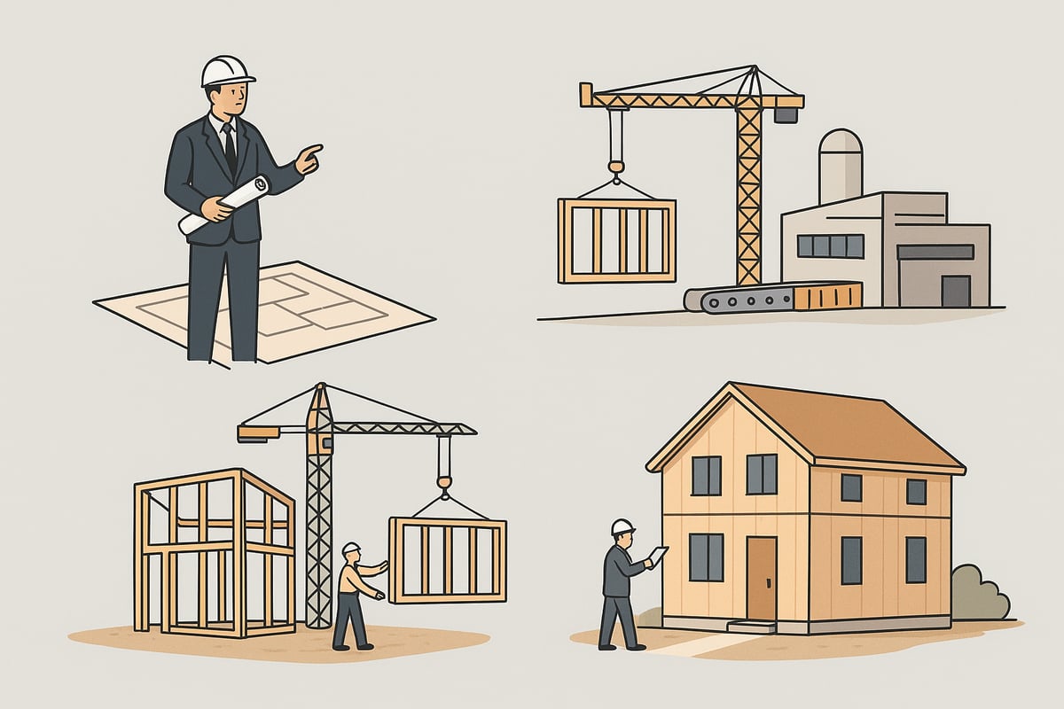 Step-by-Step Timber Frame Superstructure Process