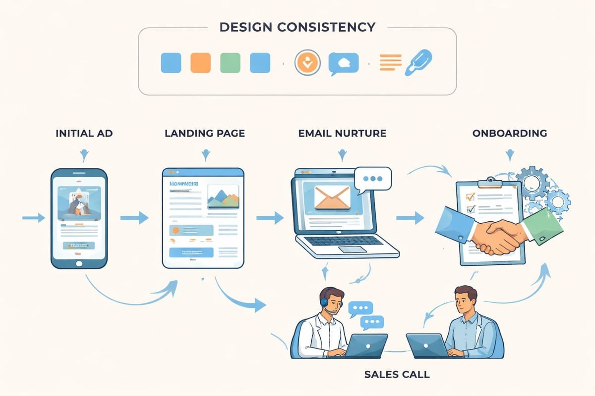 Customer journey touchpoint mapping