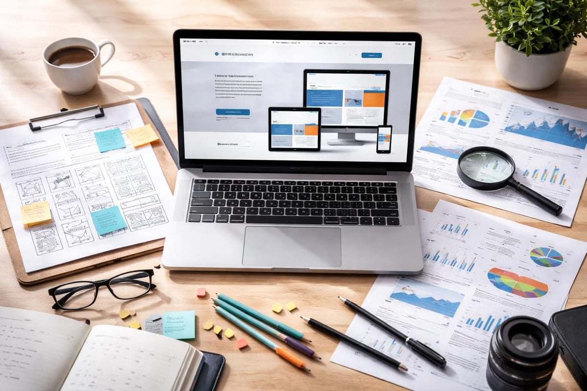 Webdesign Leistungskomponenten