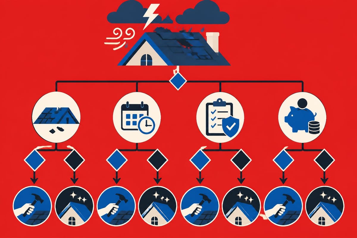 Roof repair decision process