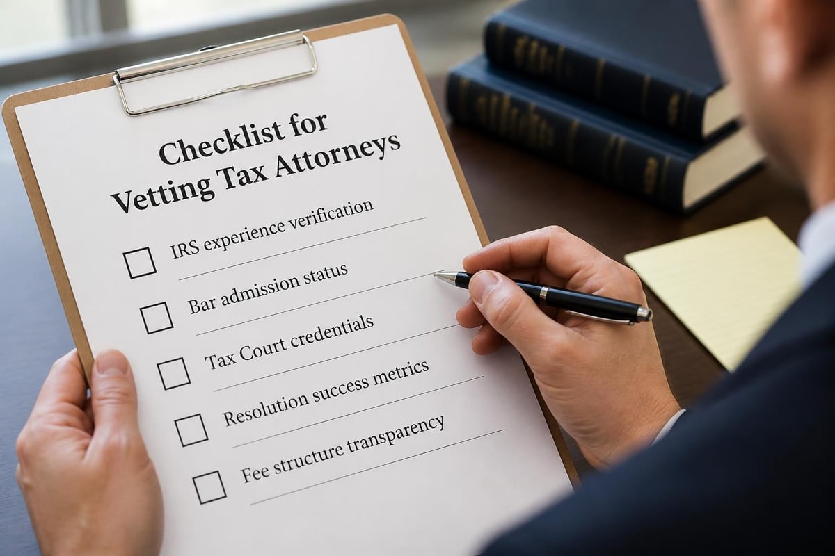 Attorney evaluation criteria
