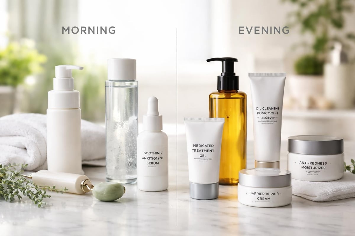 Natural skincare routine for demodex management