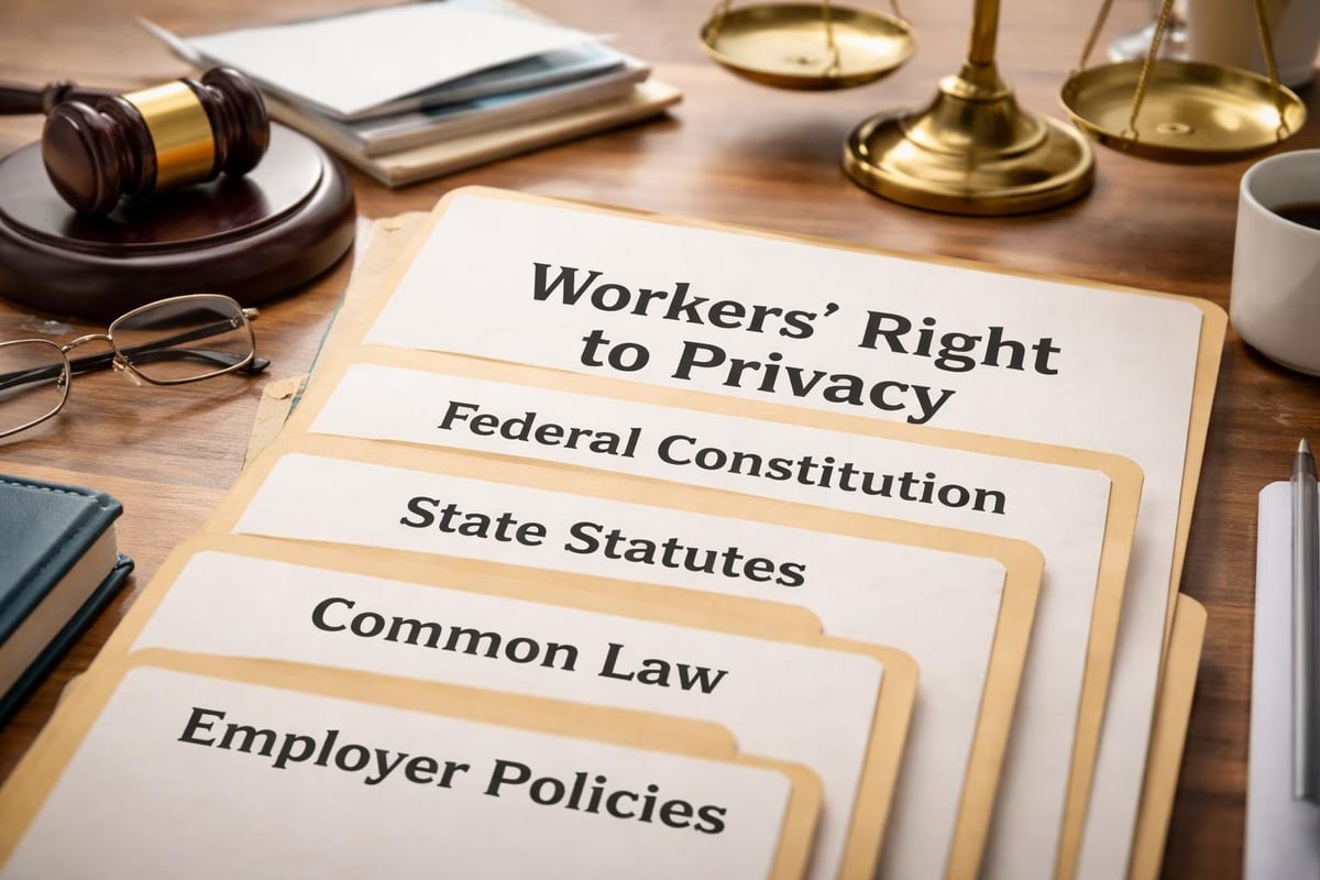 Constitutional and statutory framework for workplace privacy