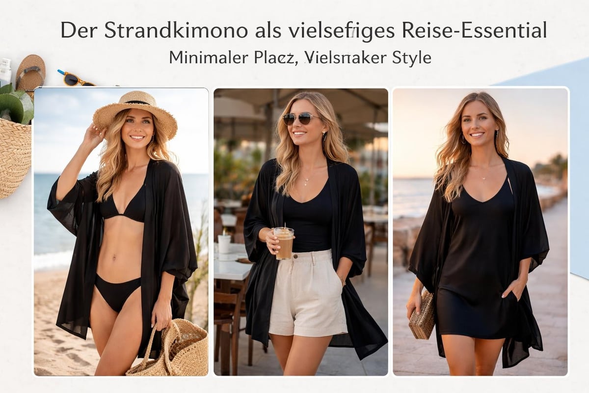 Strandkimono im Alltag und auf Reisen