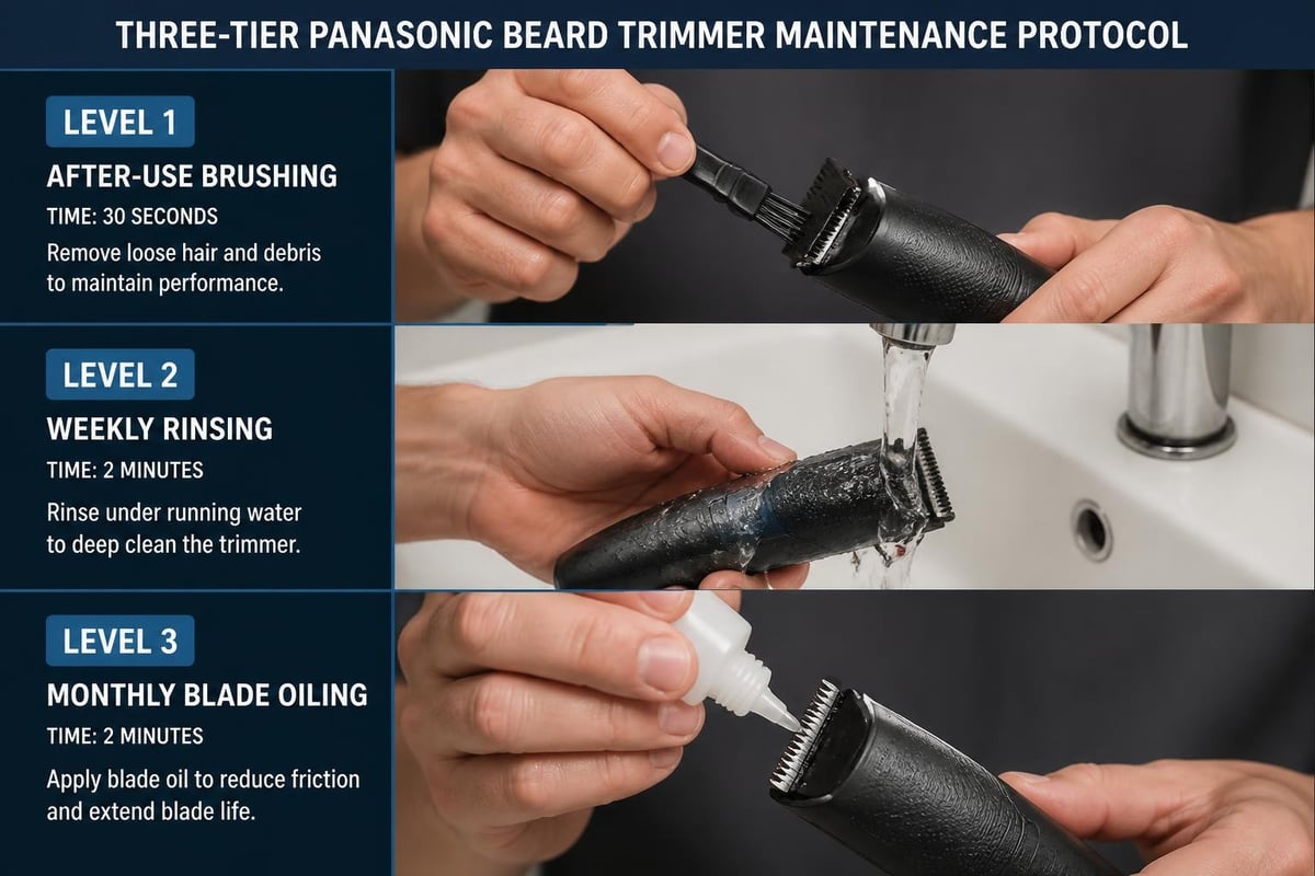 Trimmer maintenance workflow