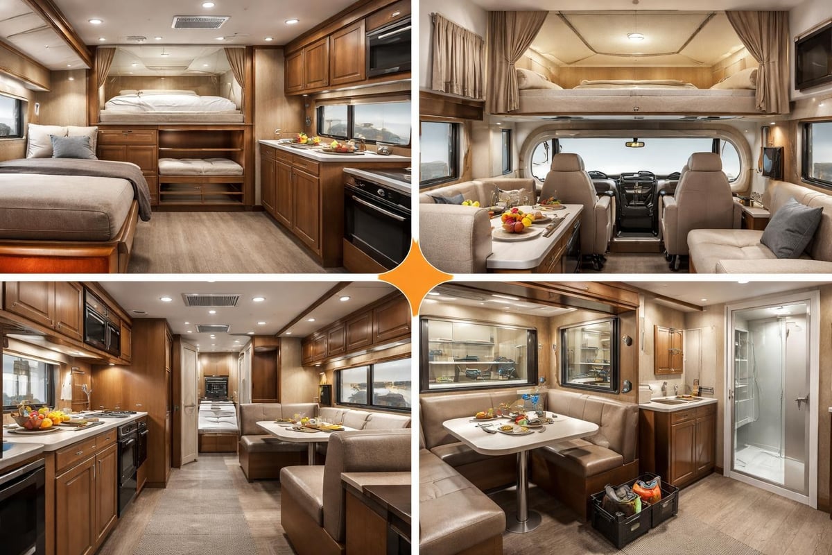 Large RV interior layout