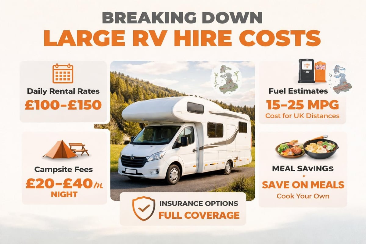 Large RV trip budgeting