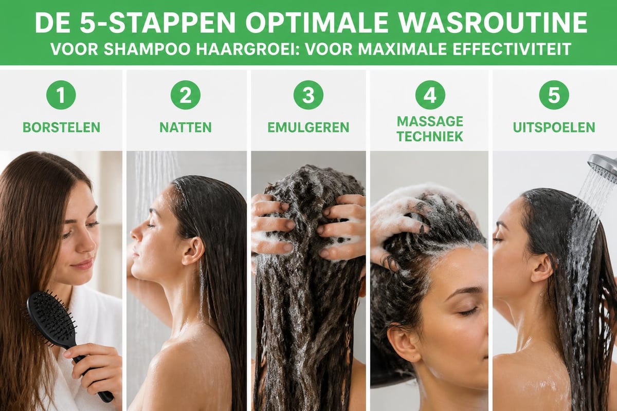 Wasroutine stappen