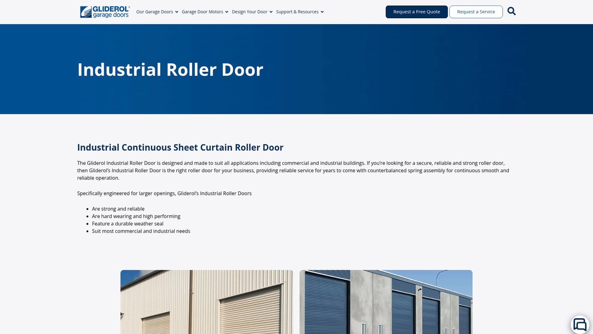 7 Essential Roller Doors for Sale in 2026 - Gliderol Industrial Roller Door