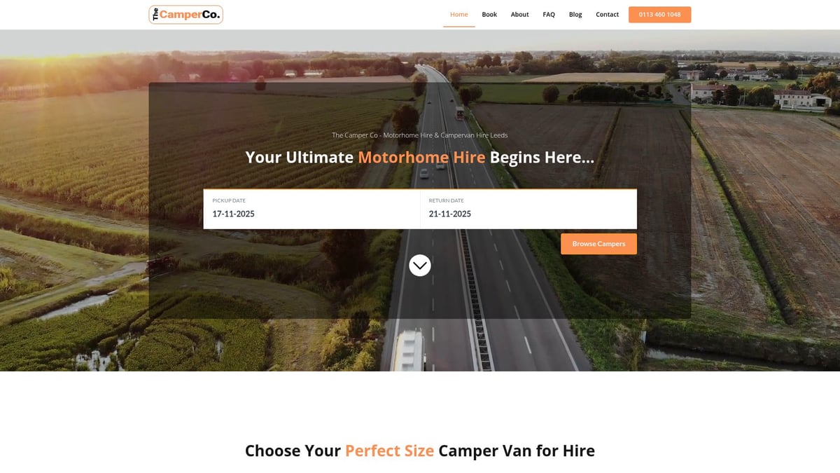 Luxury RV Hire: The Expert Guide for 2025 - The Camper Co: Local Luxury Hire in Yorkshire