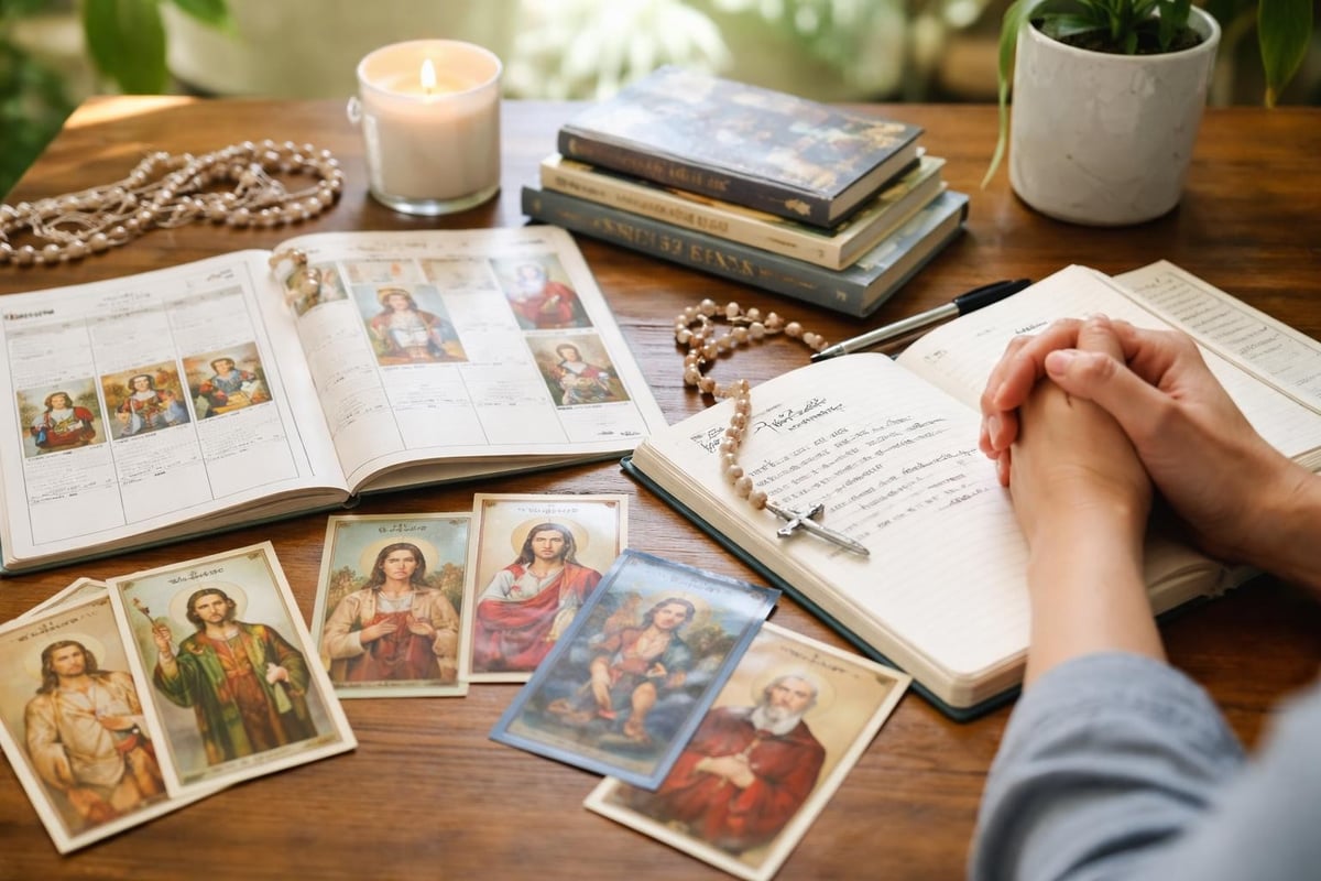 Using saint resources in daily prayer