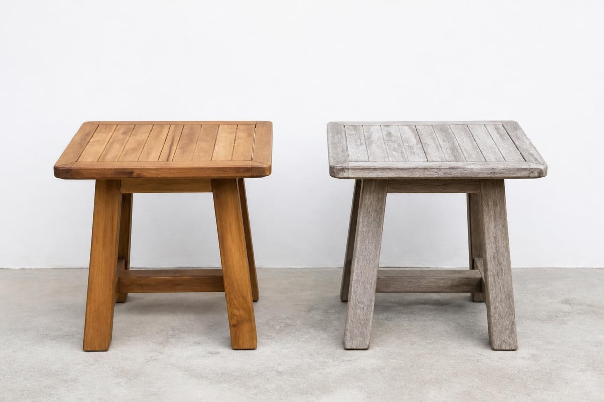 Teak weathering process