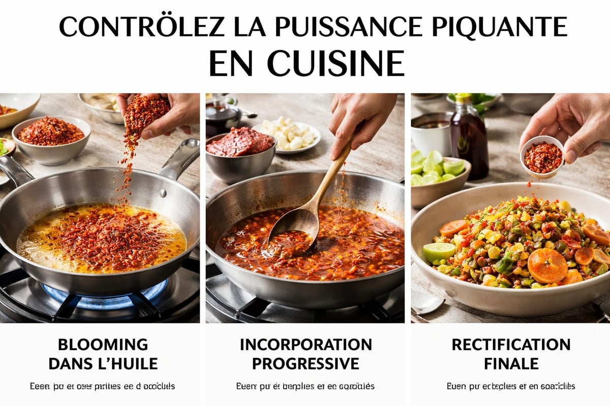 Techniques professionnelles d'utilisation du piment poudre