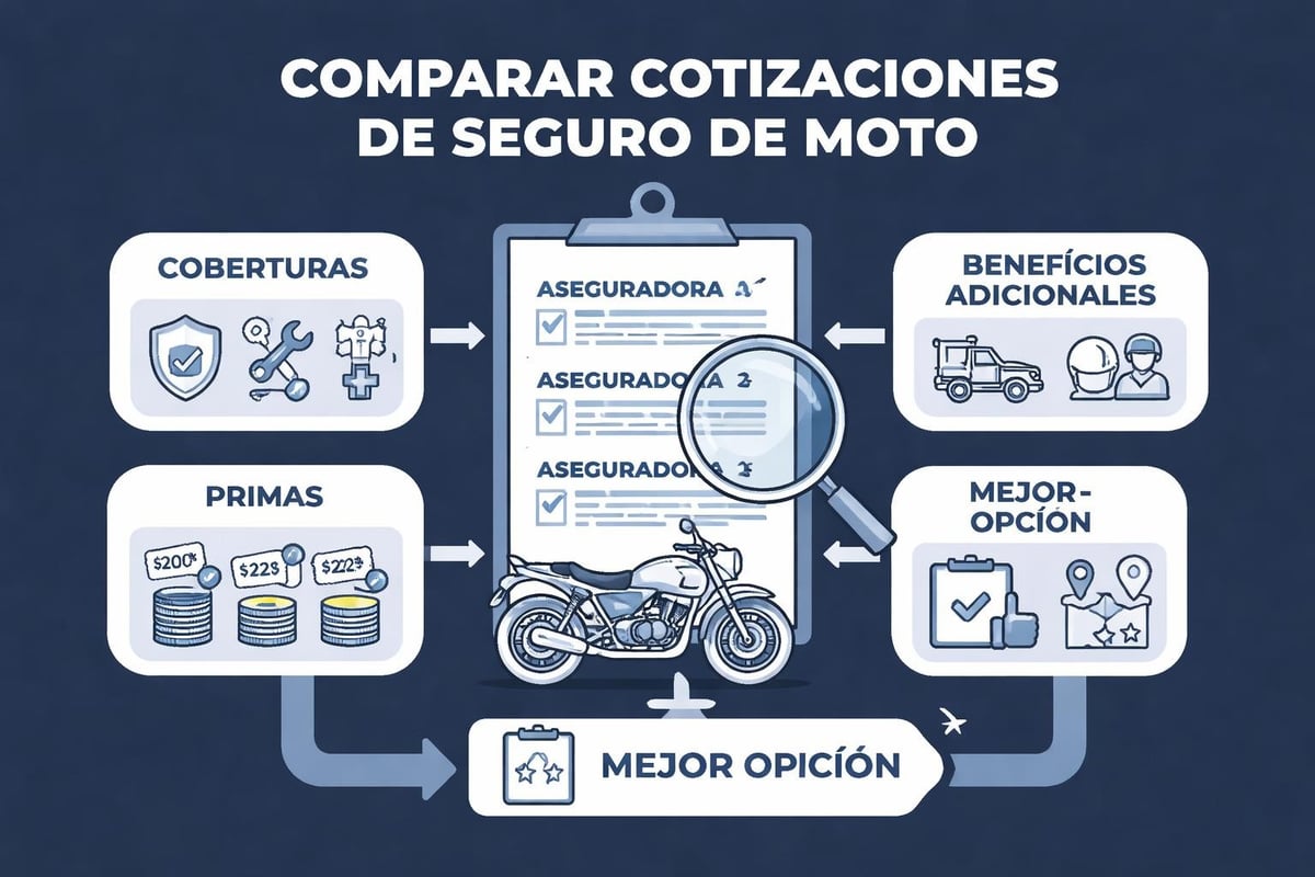 Comparaci&oacute;n seguros moto