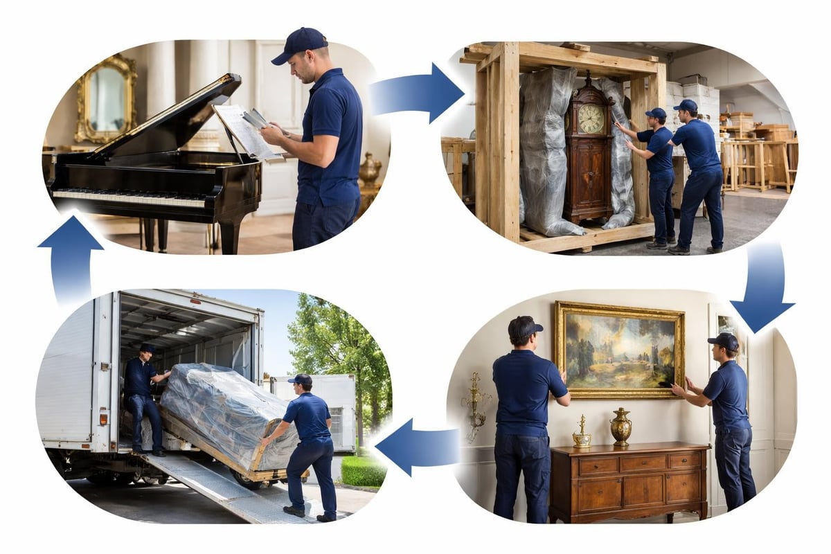 Specialty moving services workflow