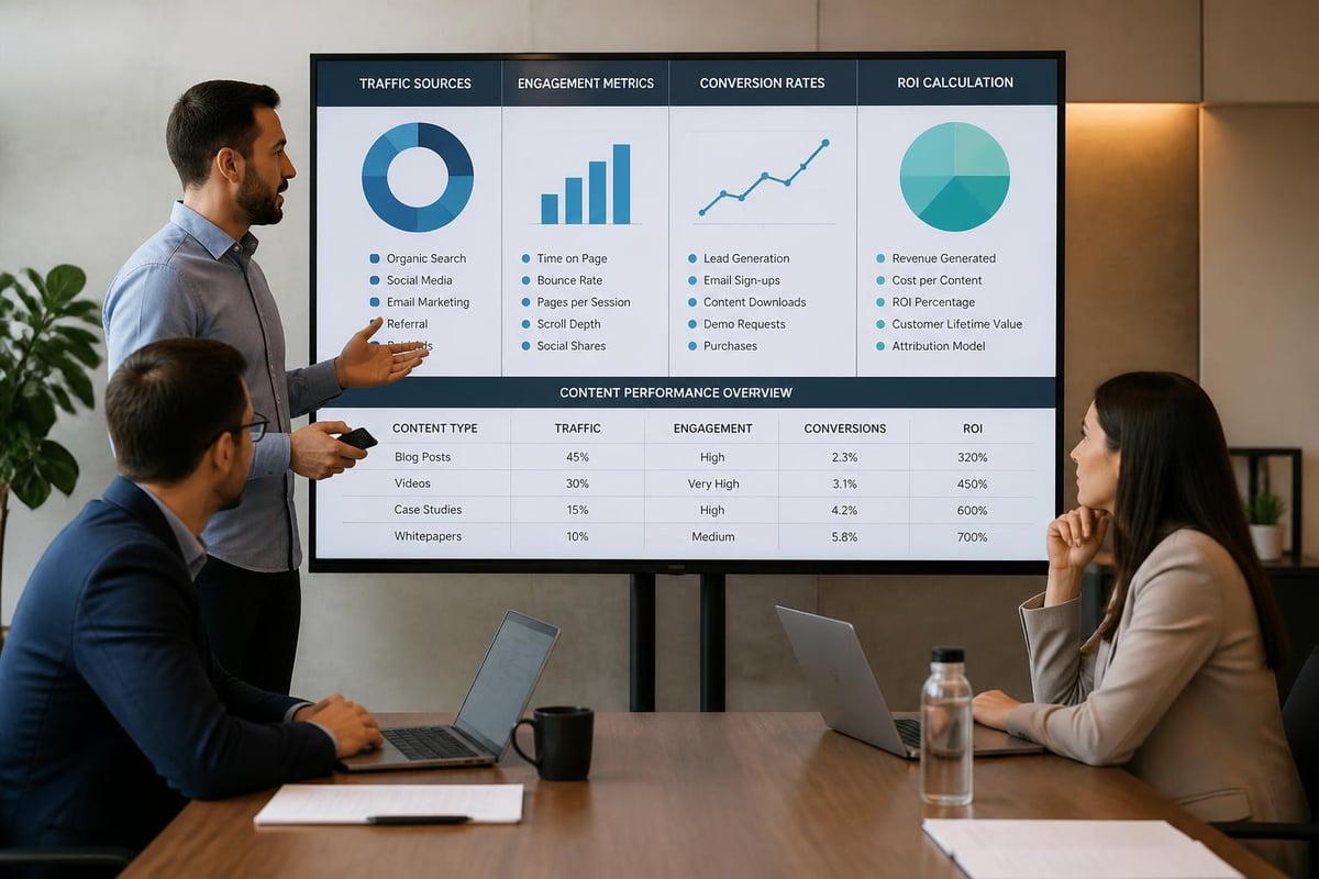 Content performance dashboard