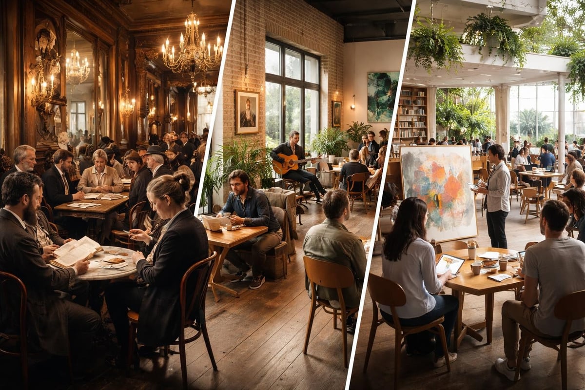 Évolution des arts cafés