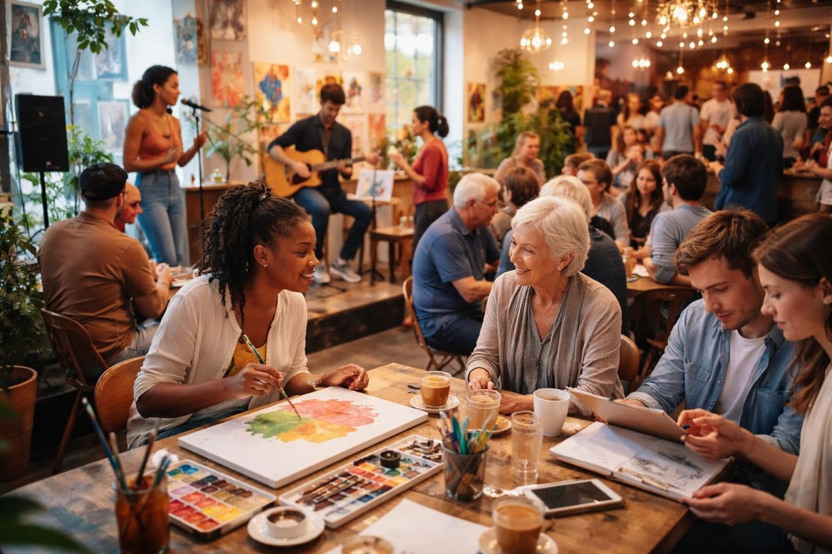 Impact social arts cafe