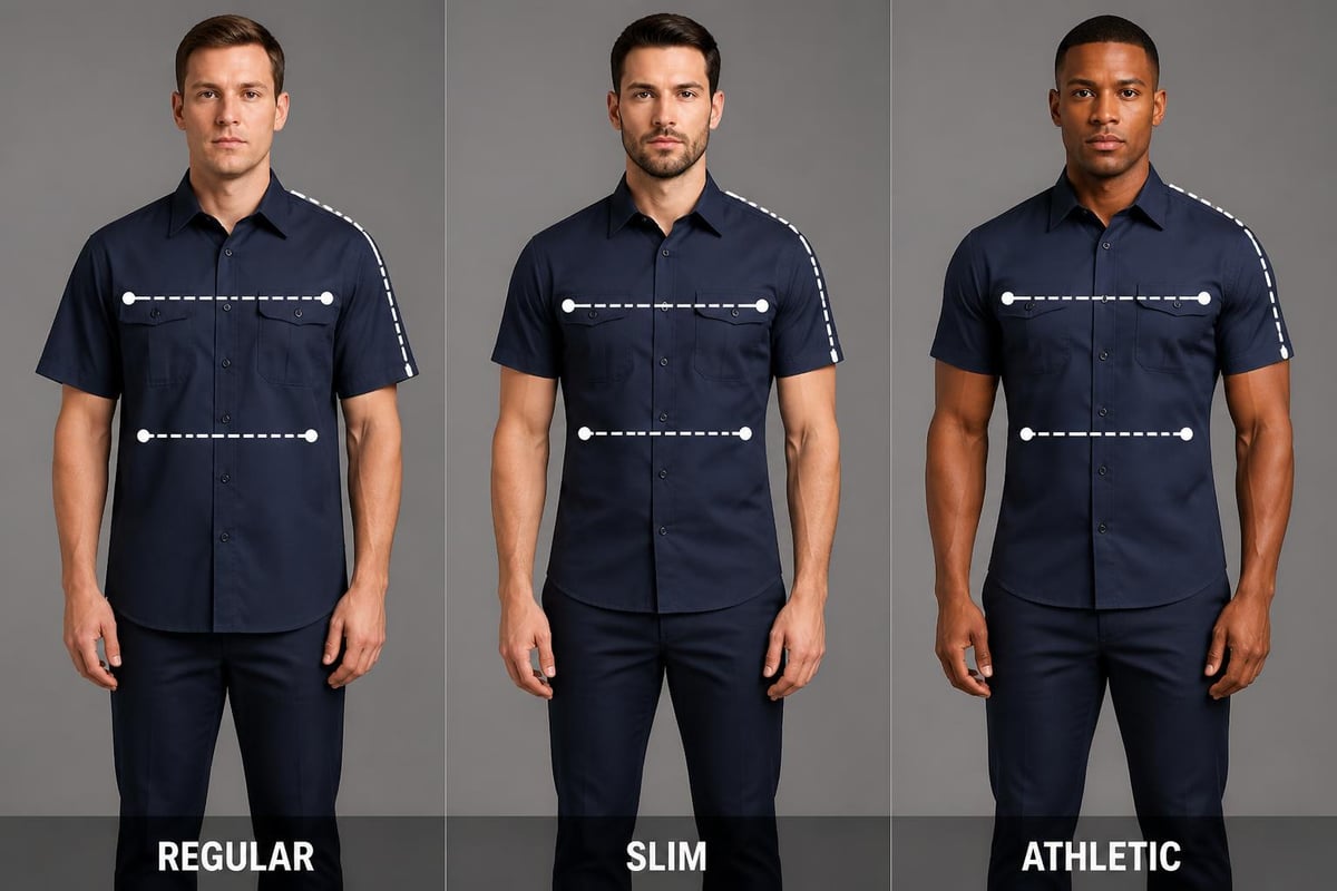 Work shirt fit guide
