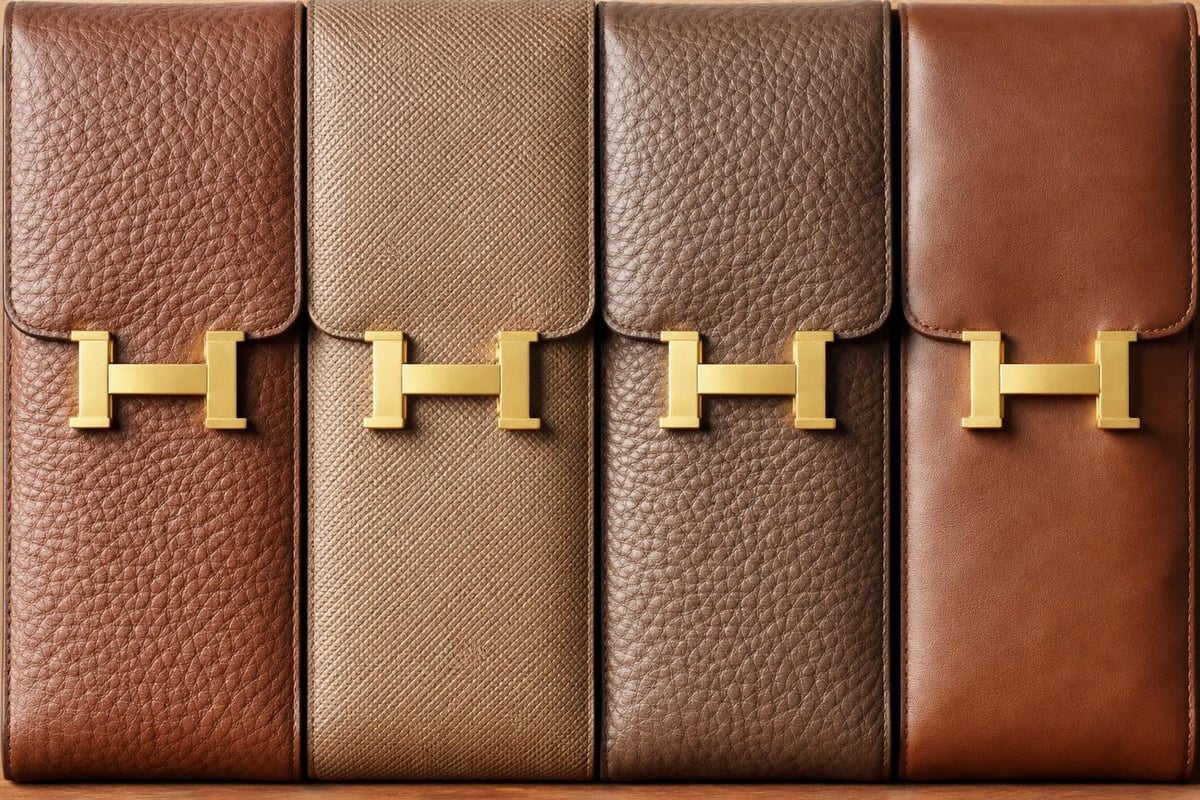 Hermès leather comparison