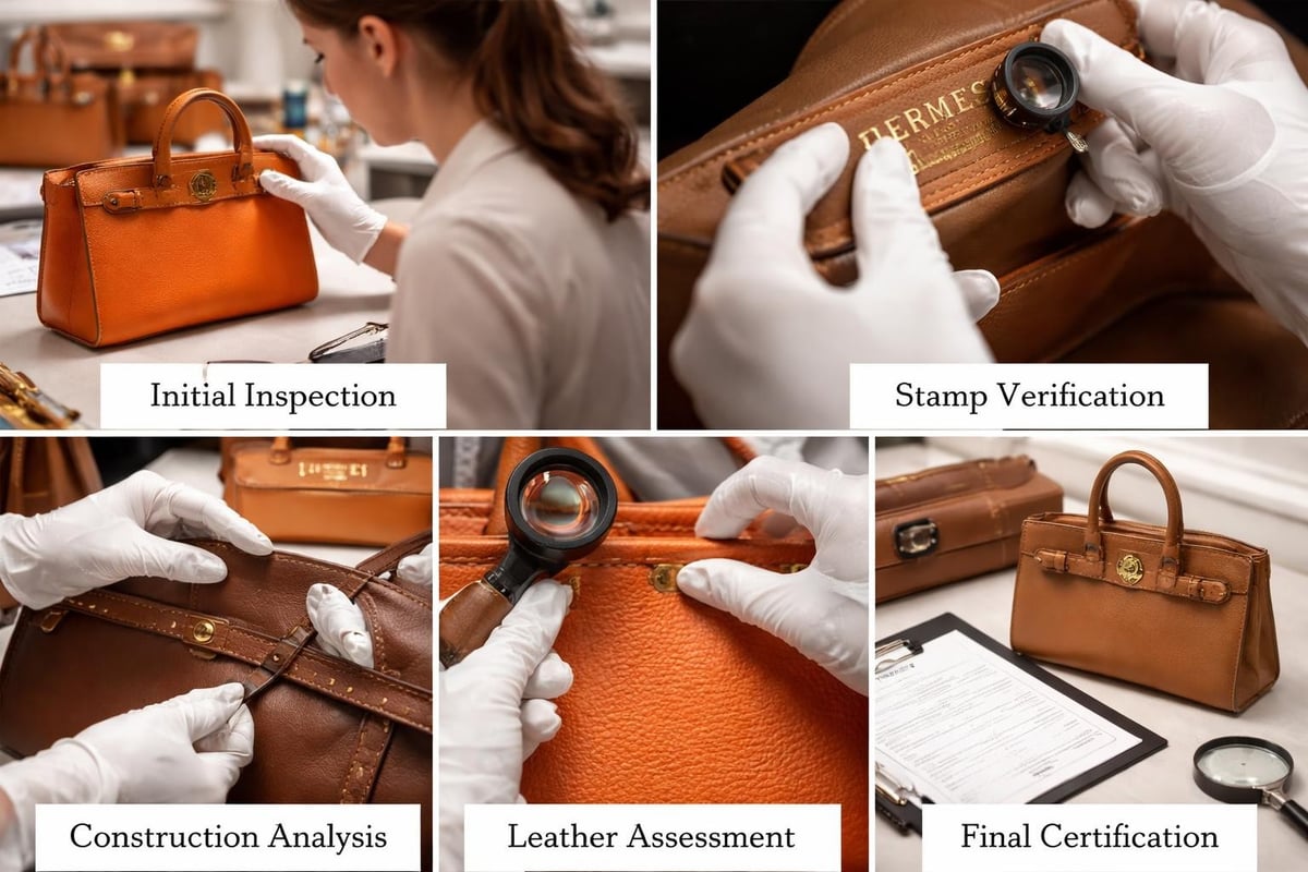 Authentication process steps