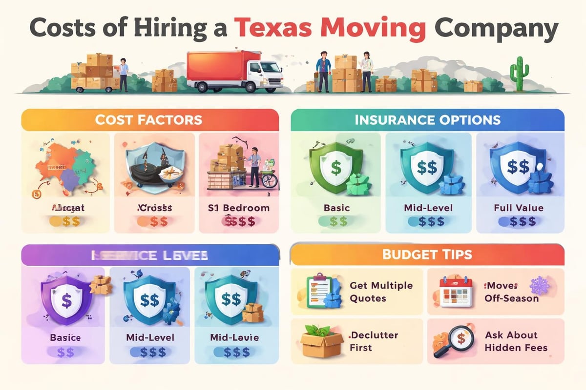 Moving cost breakdown