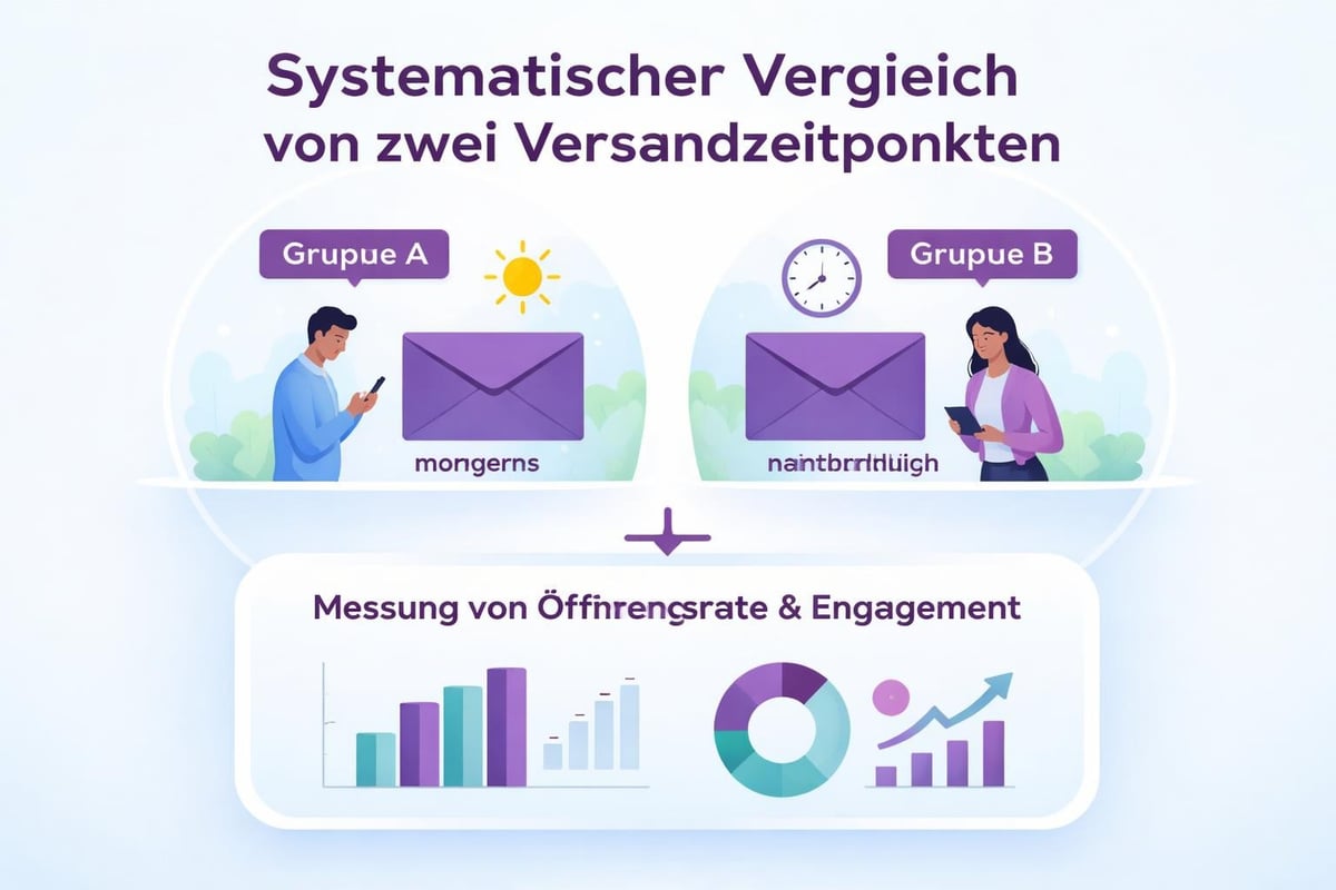 A/B-Test Versandzeiten