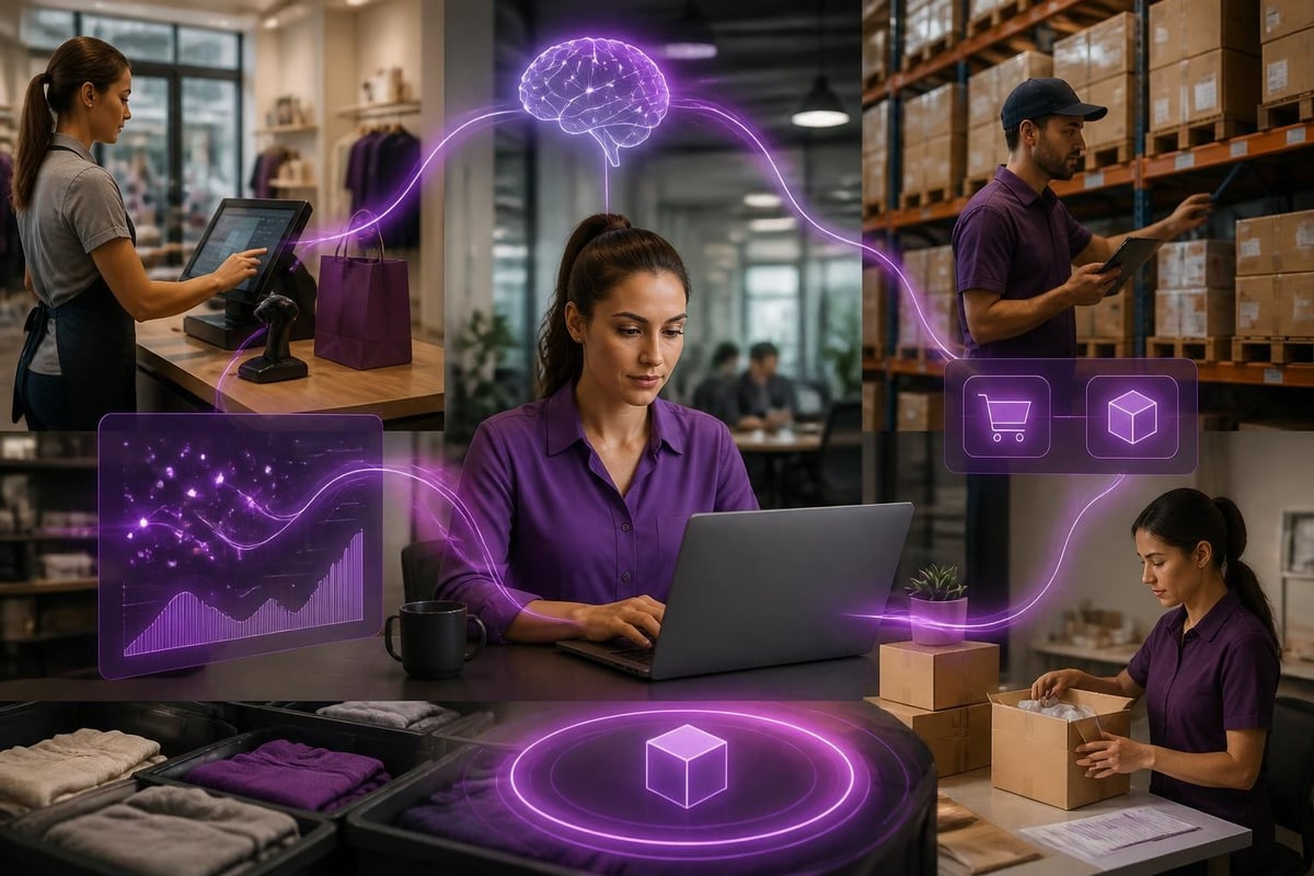 AI inventory management workflow