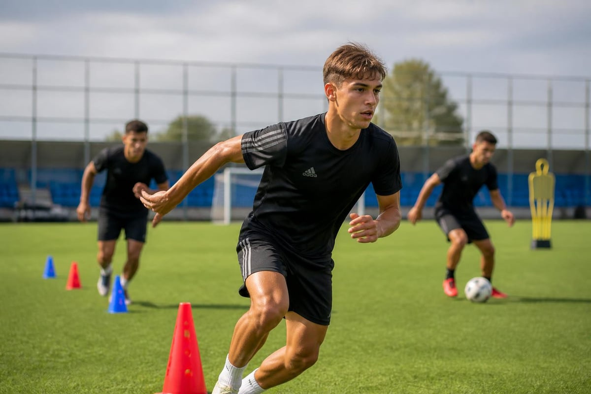 Fast soccer training components