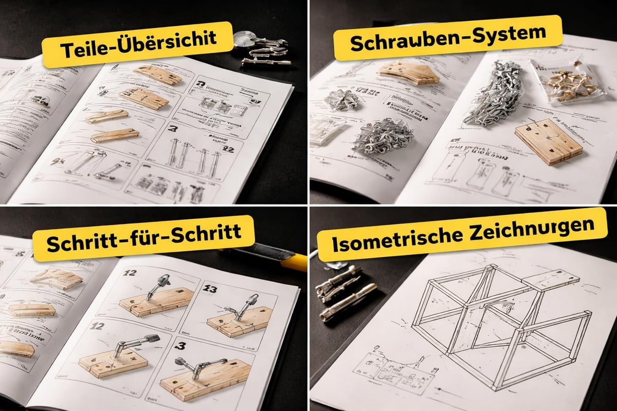 IKEA Montageplan Struktur