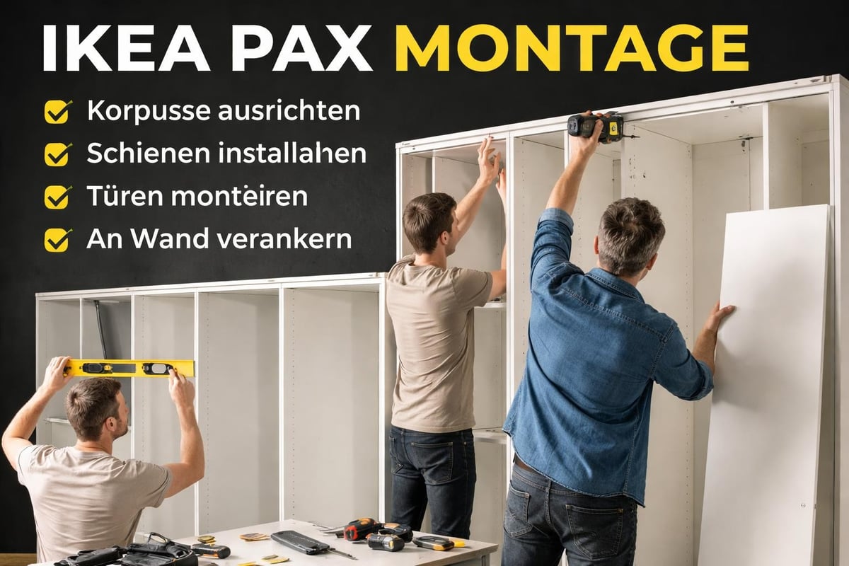 PAX Schranksystem Montage