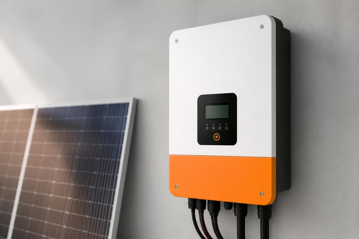 Solar inverter conversion process