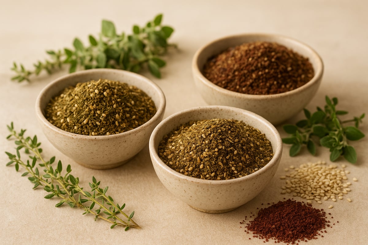 Composition et variétés de zaatar