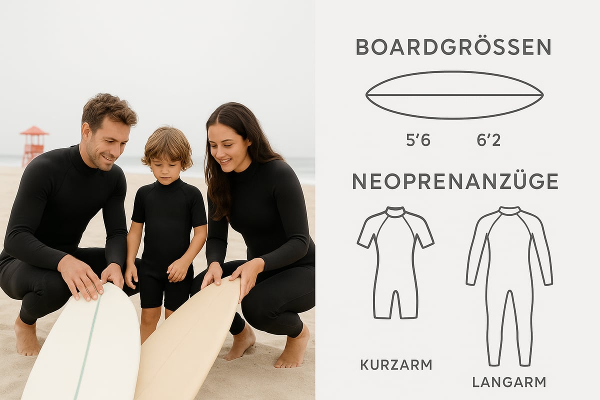 Die richtige Ausrüstung für sicheres Surfen mit Kind